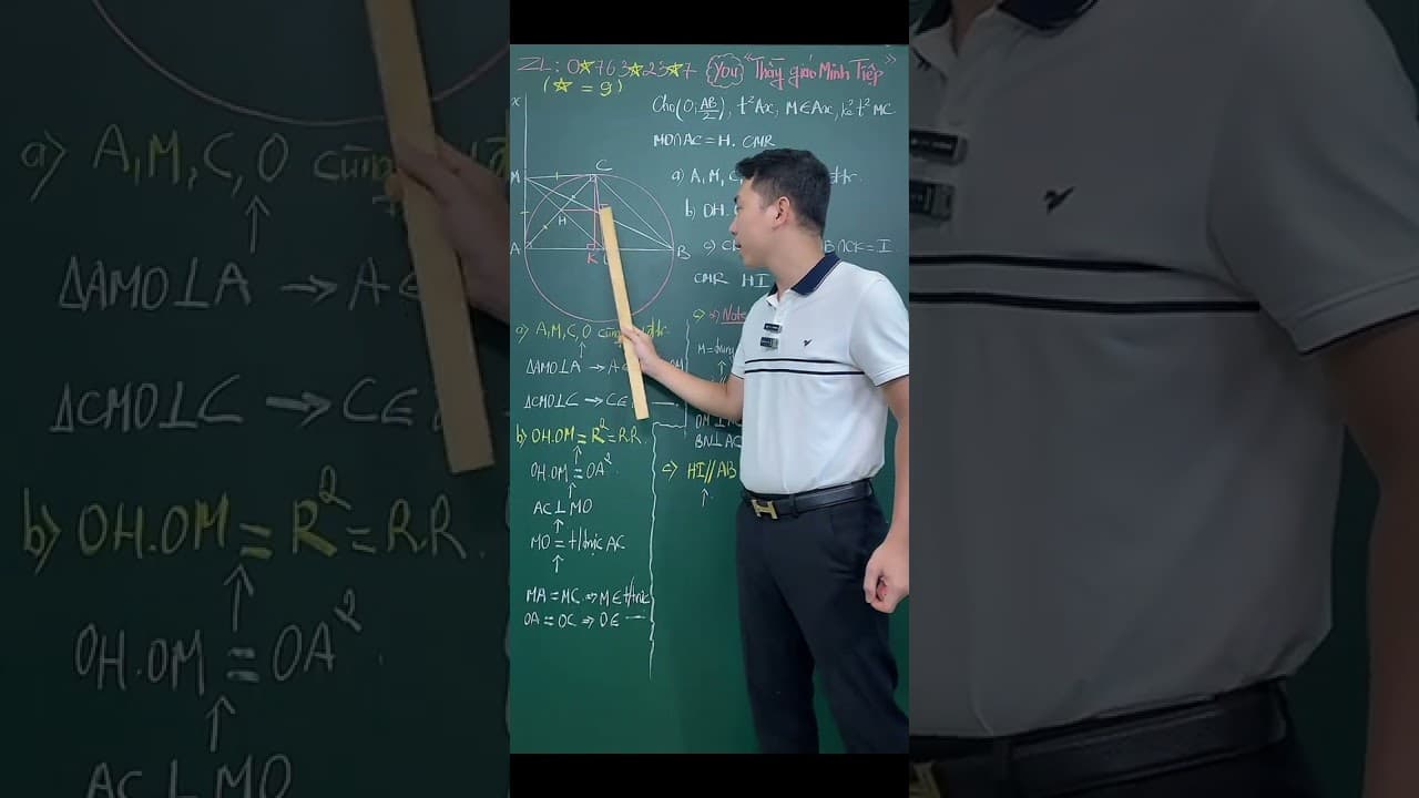 Ảnh bìa Hình 9 - Chứng minh song song với mô hình 2 tiếp tuyến cắt nhau