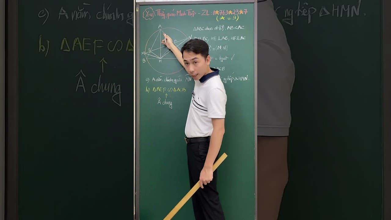 Ảnh bìa video Hình 9 - Live - Câu c: Kết nối đẳng thức tích chứng minh cạnh = cạnh