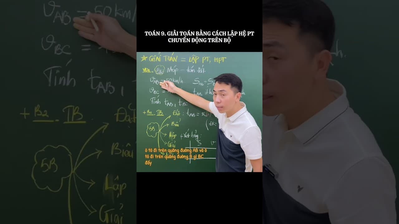 Ảnh bìa Đại 9. Giải toán - chuyển động trên bộ