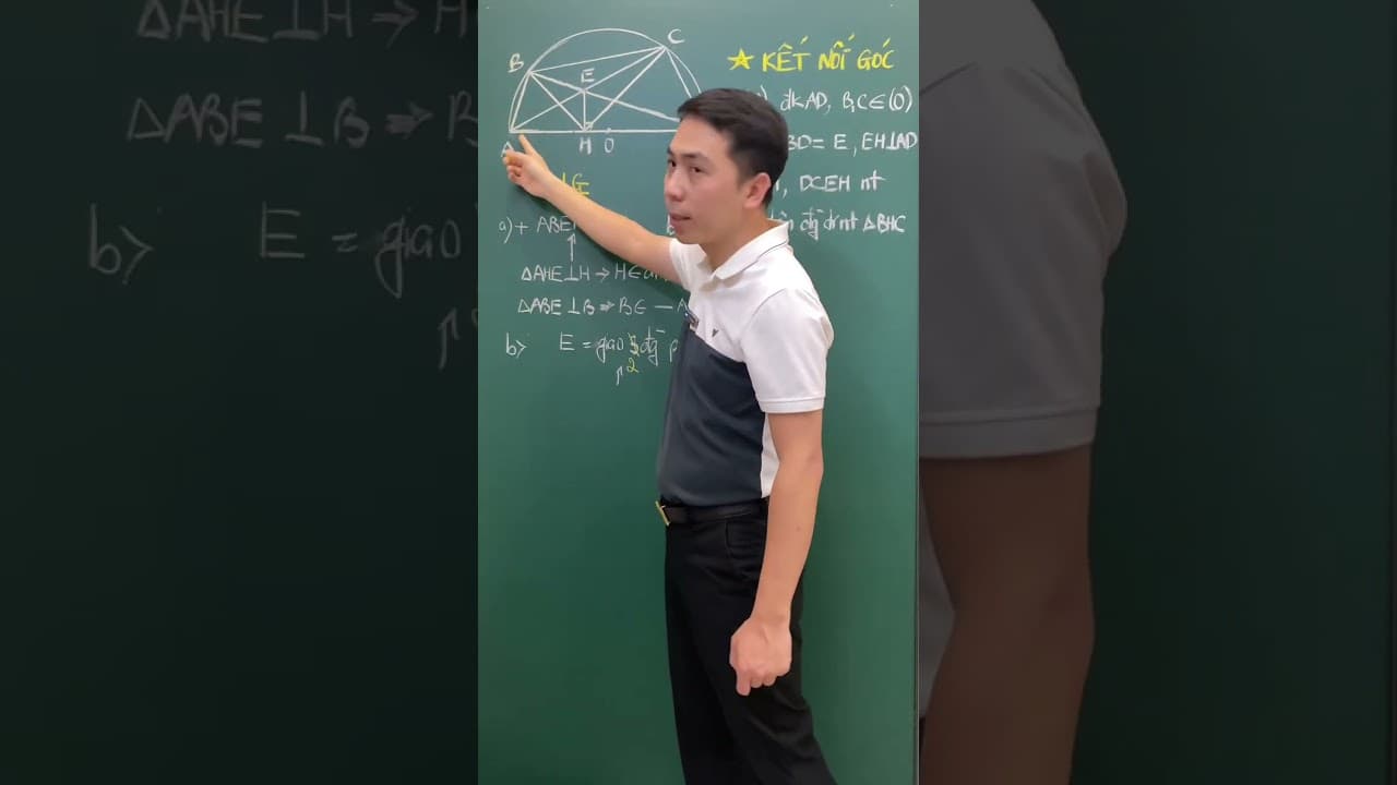 Ảnh bìa video Hình 9. Kết nối góc - chứng minh các góc bằng nhau trong đường tròn, tứ giác nội tiếp