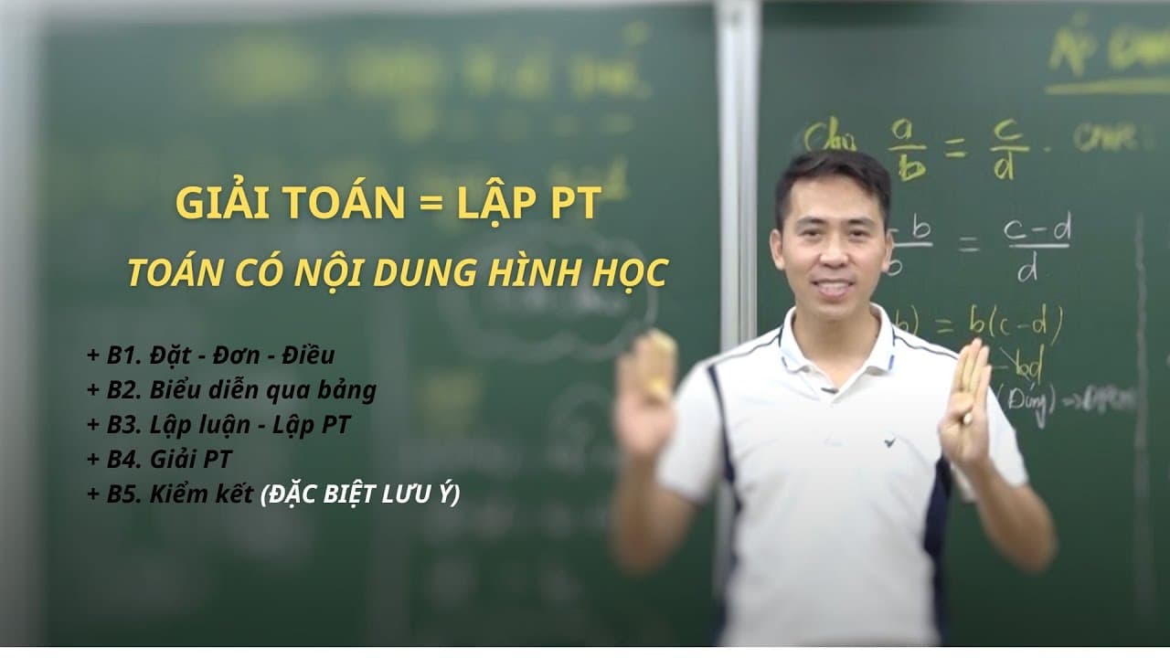 Ảnh bìa Giải toán bằng cách lập PT - bài toán có nội dung hình học (Tăng giảm cạnh hình chữ nhật)