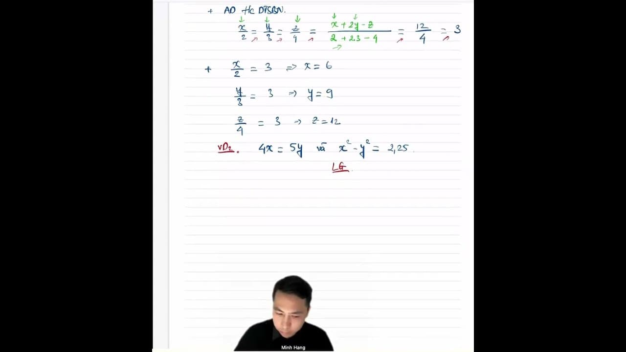 Ảnh bìa video TOÁN 7 - ÔN TẬP THI GIỮA HK2 - BÀI TOÁN TỈ LỆ THỨC Tìm x,y,z và CỘNG TRỪ, NHÂN ĐA THỨC