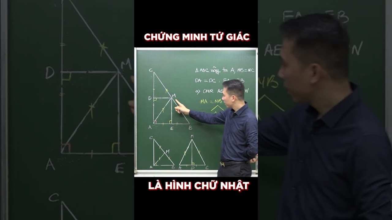 Ảnh bìa Chứng minh tứ giác và hình chữ nhật - Tứ giác có 3 góc vuông