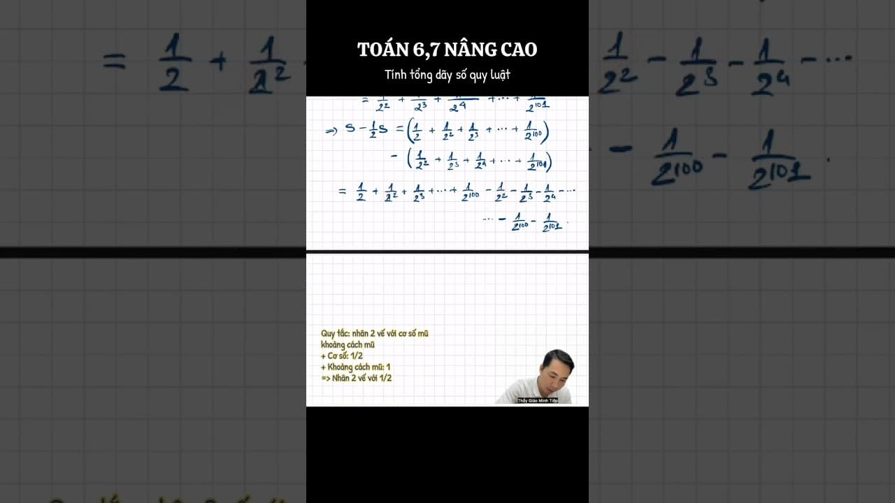 Ảnh bìa video Toán 6 nâng cao - Tính tổng dãy số có quy luật