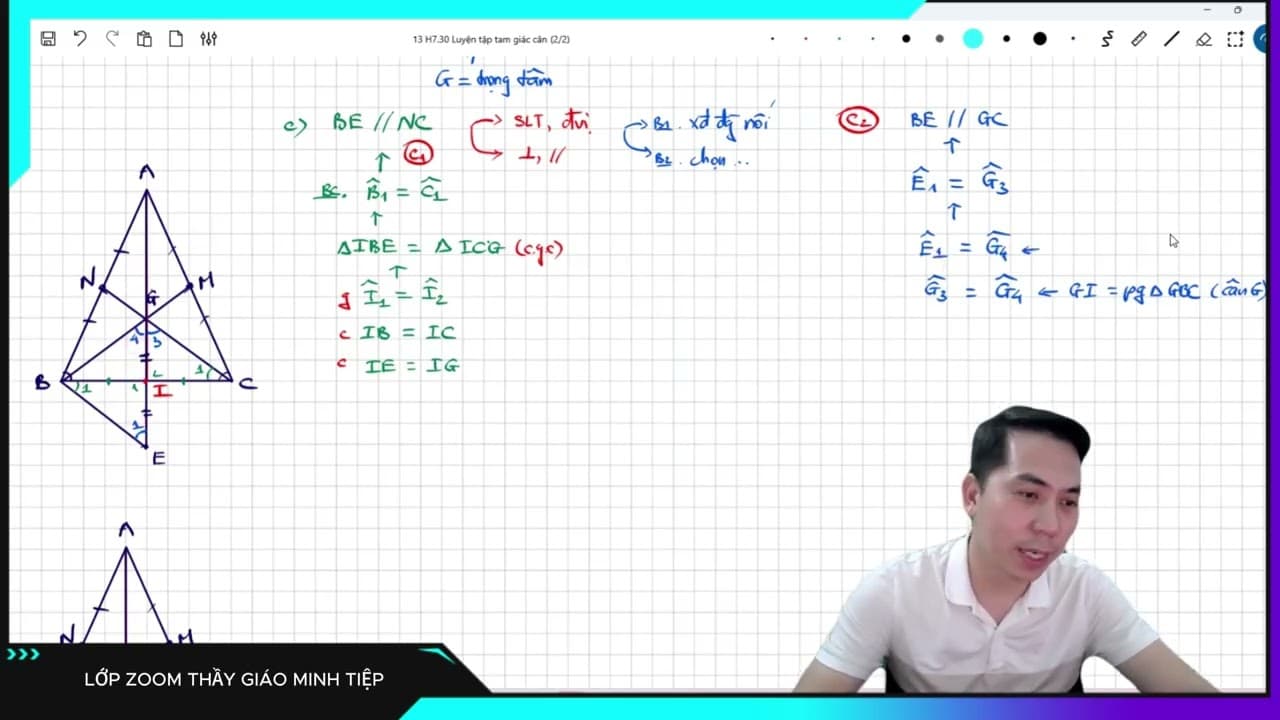 Ảnh bìa video Hình 7 - Các phương pháp chứng minh song song (ôn thi HK2)