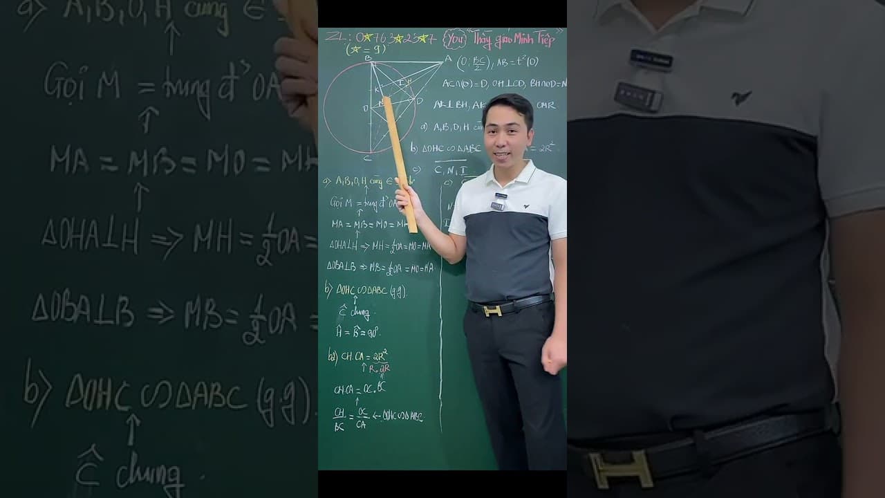 Ảnh bìa Hình 9 - Chứng minh 3 điểm thẳng hàng