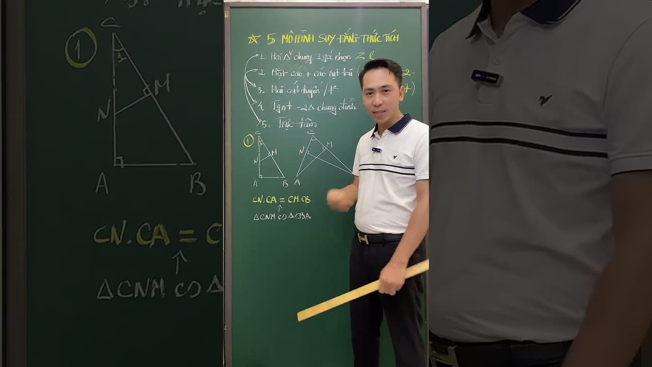Ảnh bìa video Hình 9 - Live - 5 Mô hình suy đẳng thức tích
