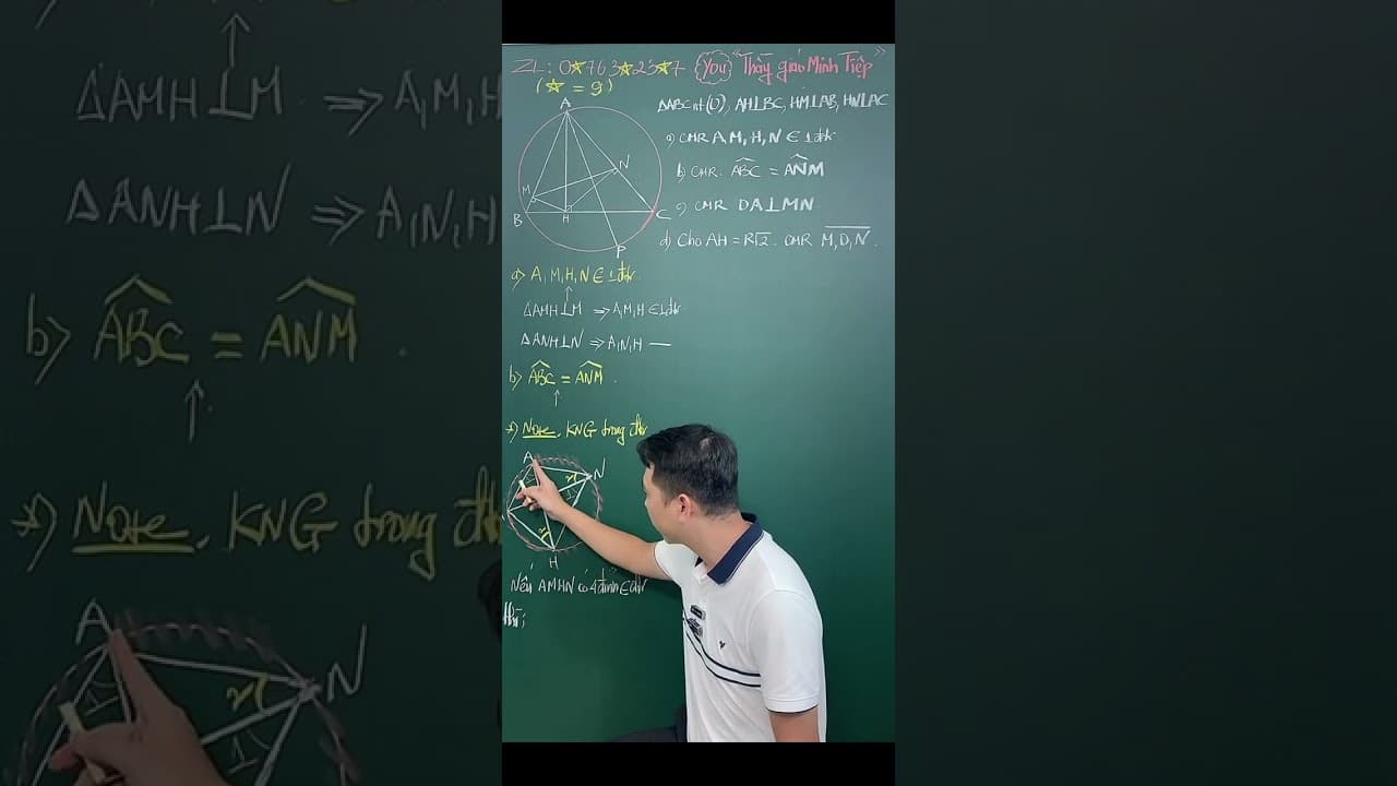Ảnh bìa video Hình 9 - Chứng minh góc = góc dựa vào kỹ thuật kết nối góc