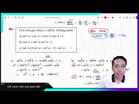 Ảnh bìa video Hình 9 - Tính nhanh giá trị biểu thức lượng giác của các góc phụ nhau