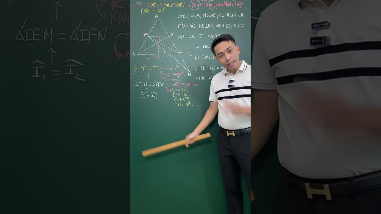 Ảnh bìa video Hình 8 - Chứng minh hai đoạn thẳng bằng nhau