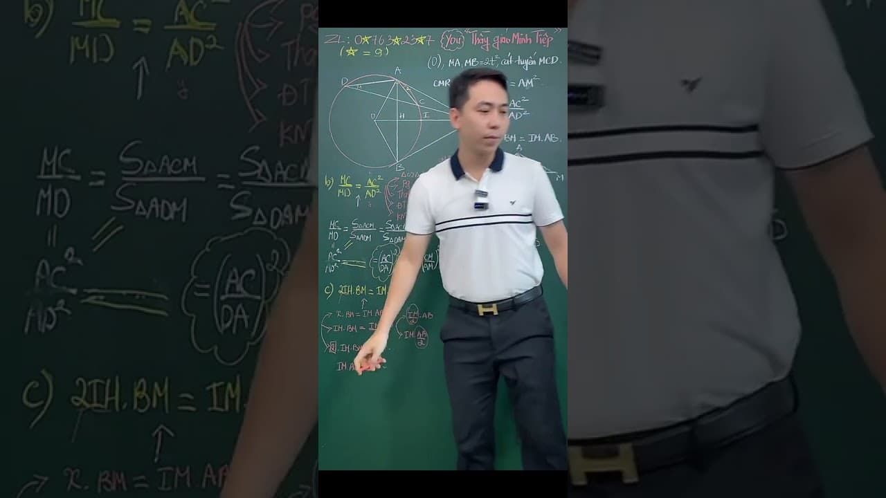 Ảnh bìa video Hình 9 - Chứng minh đẳng thức tích nâng cao sử dụng phân giác kết nối đẳng thức