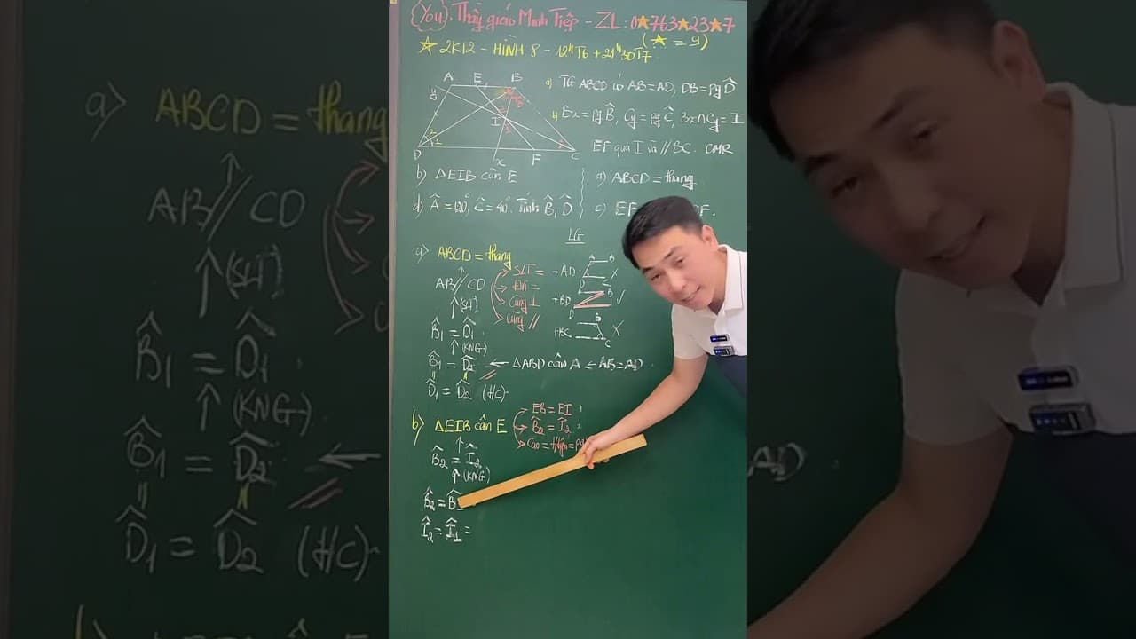 Ảnh bìa video 2K12 - Chứng minh tam giác cân bằng kỹ thuật kết nối góc