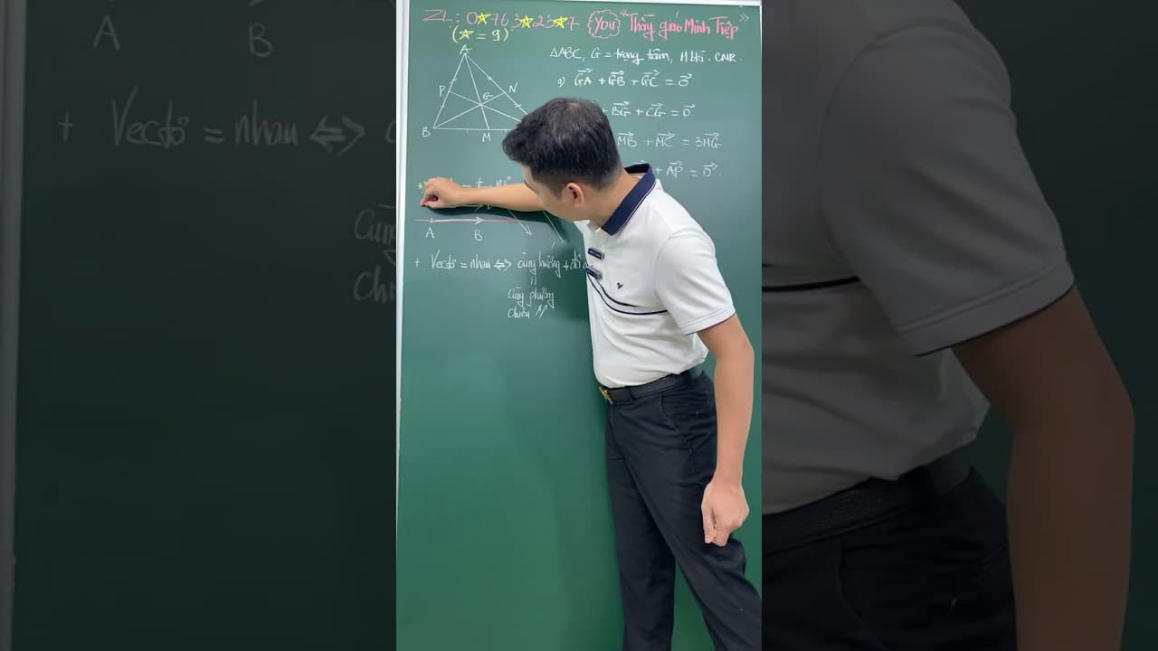Ảnh bìa video 2K10 - Hình 10: Véc-tơ, chứng minh đẳng thức véctơ