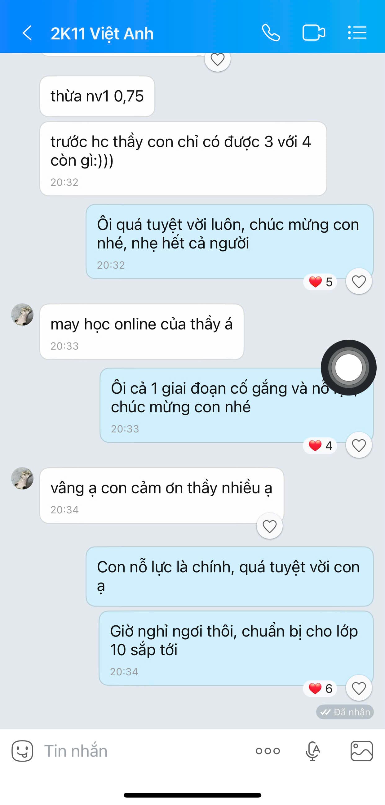 Đỗ NV1 thi vào 10