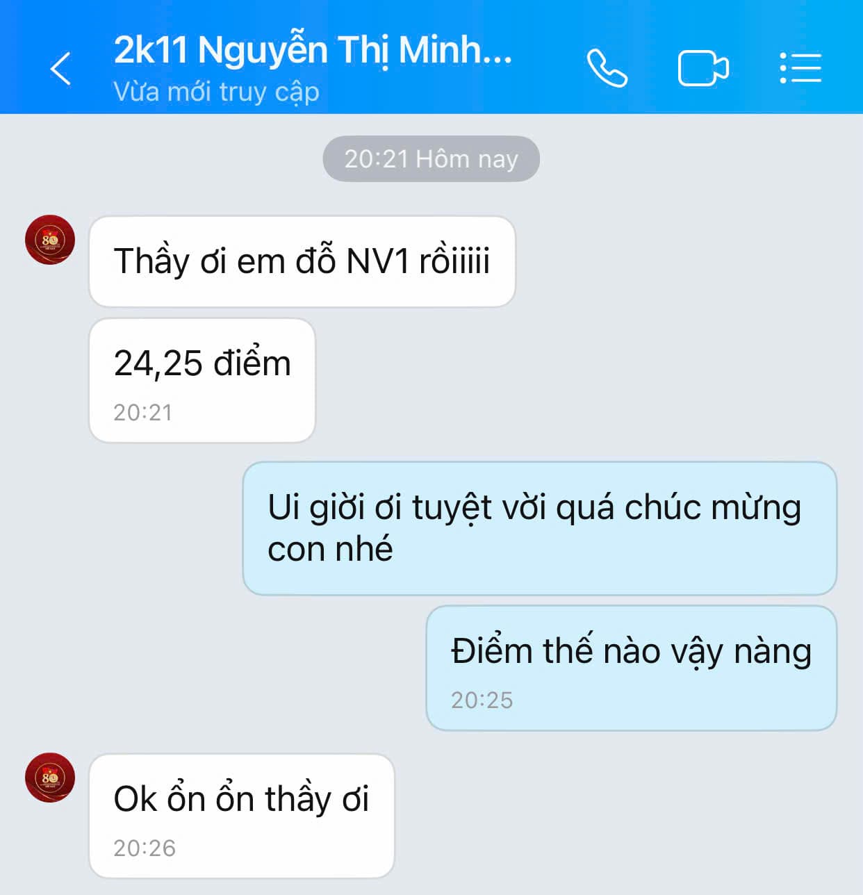 Đạt thành tích cao thi vào 10