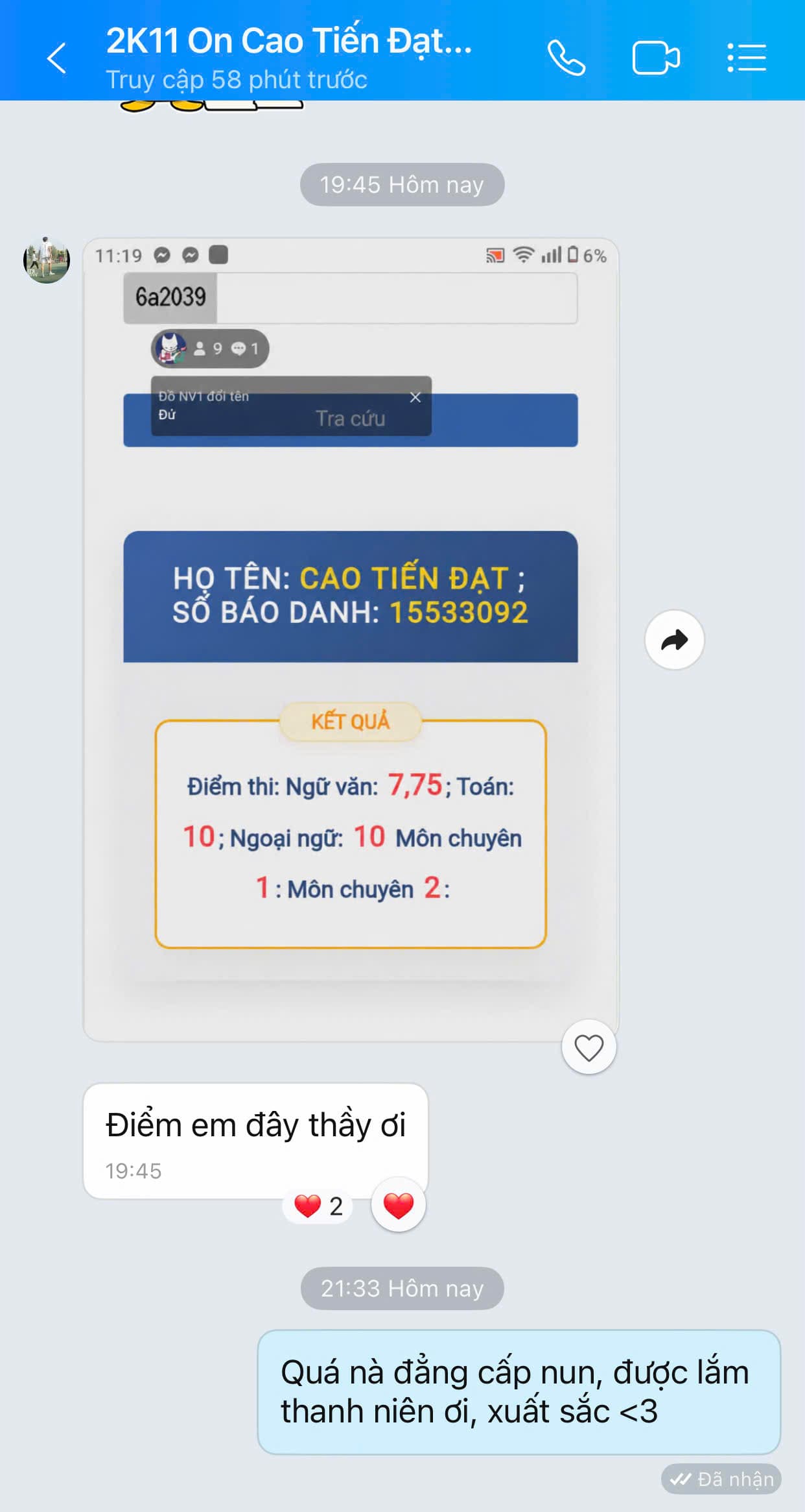 Điểm 10 tuyệt đối