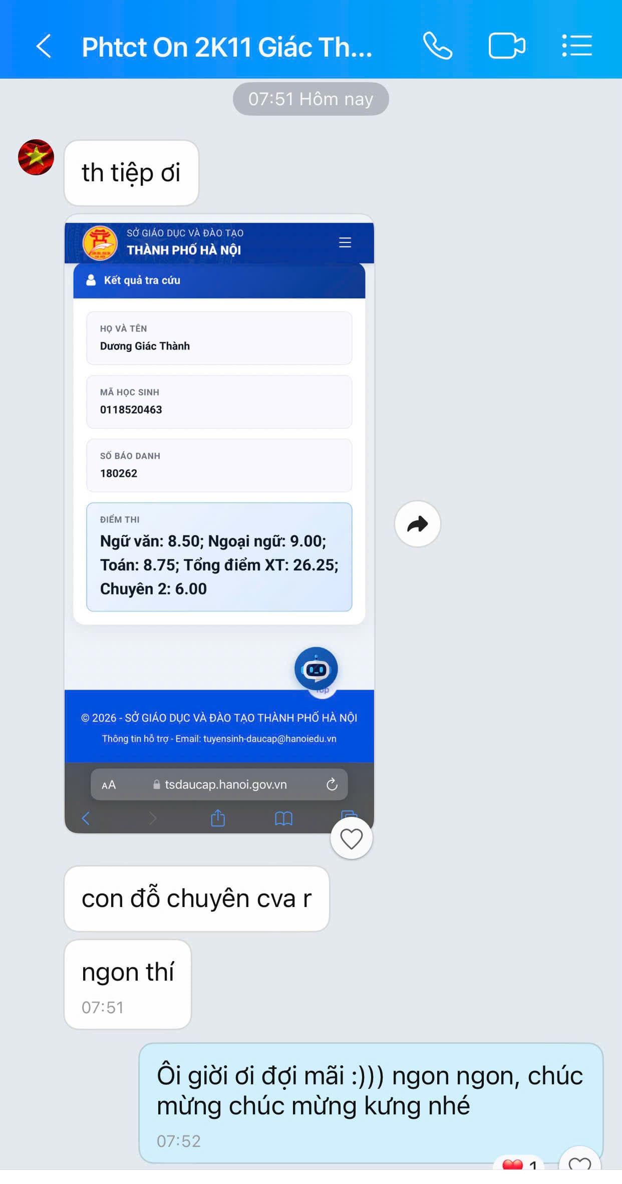 26,25đ Đỗ chuyên CVA